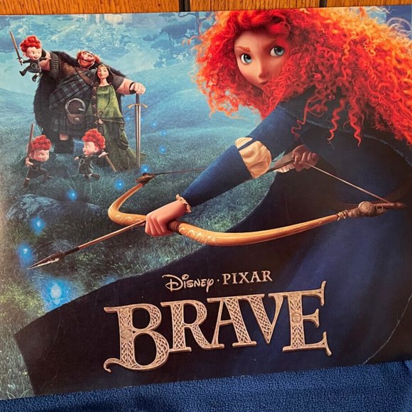 Disney Brave Princess 4 Bright Full Color Lithograph Prints Posters - NEW - Picture 1 of 6